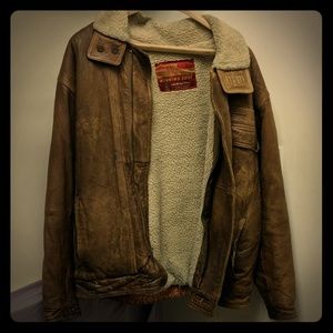 Vintage leather jacket from London Fog